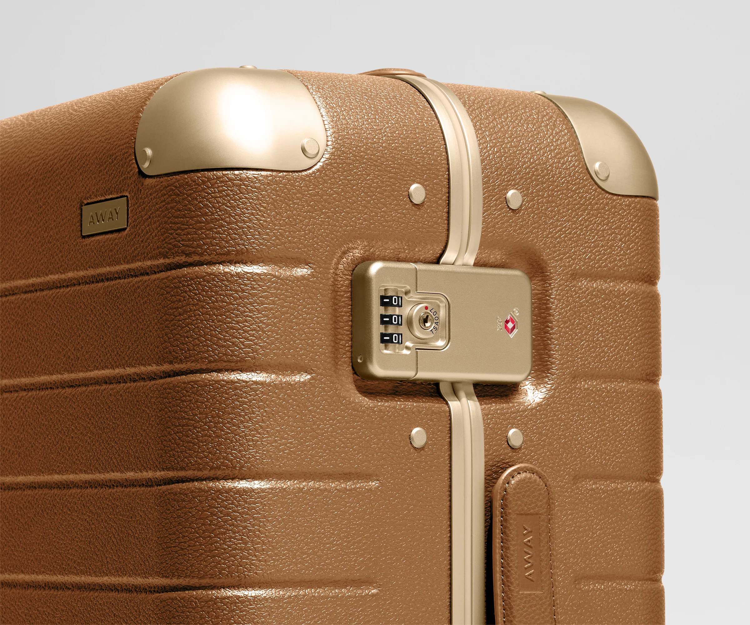 The Aluminum Edge Medium in Cognac Brown - Image 4