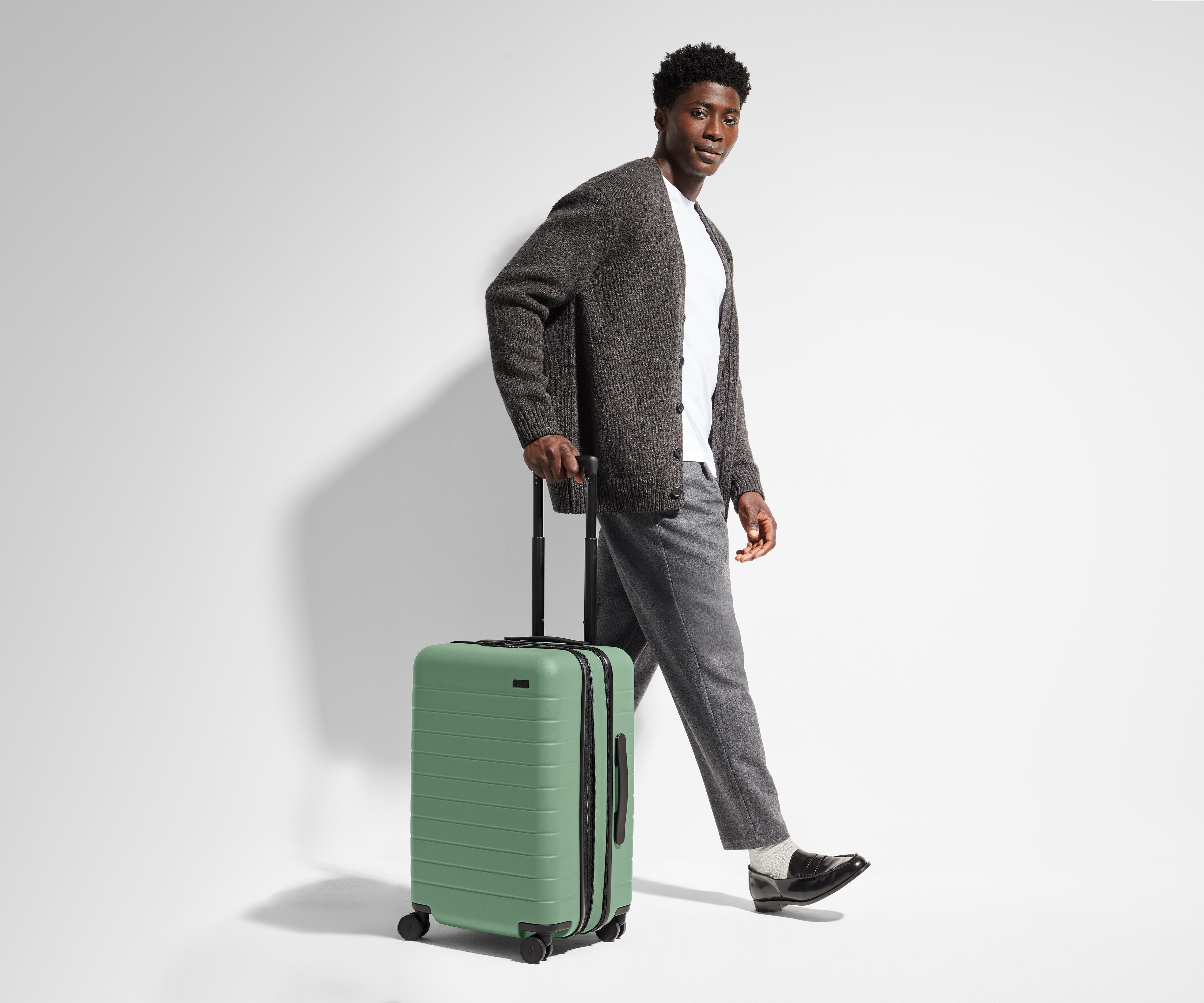 The Bigger Carry-On Flex in Sea Green - Image 4