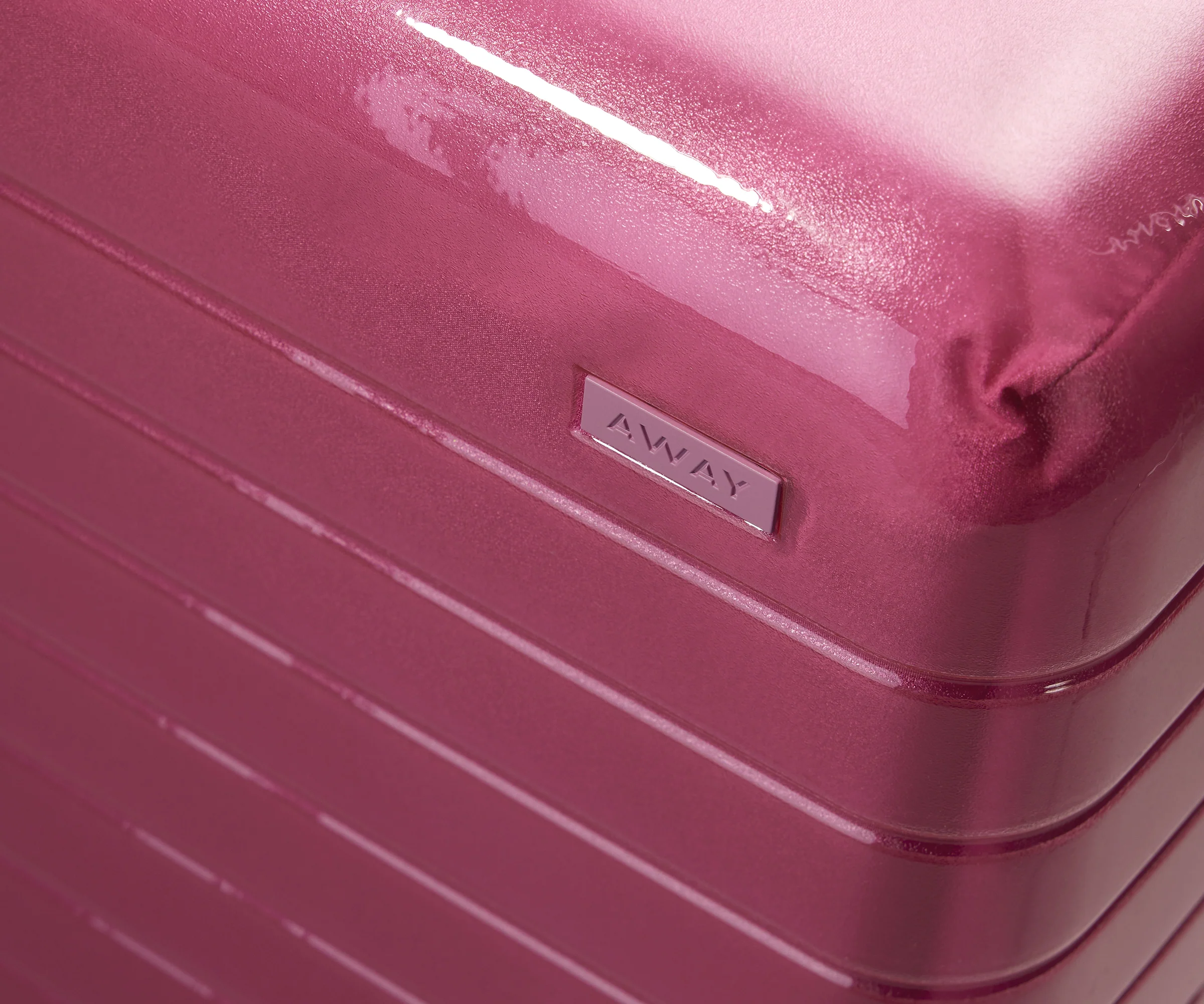 The Bigger Carry-On in Translucent Pink - Image 4