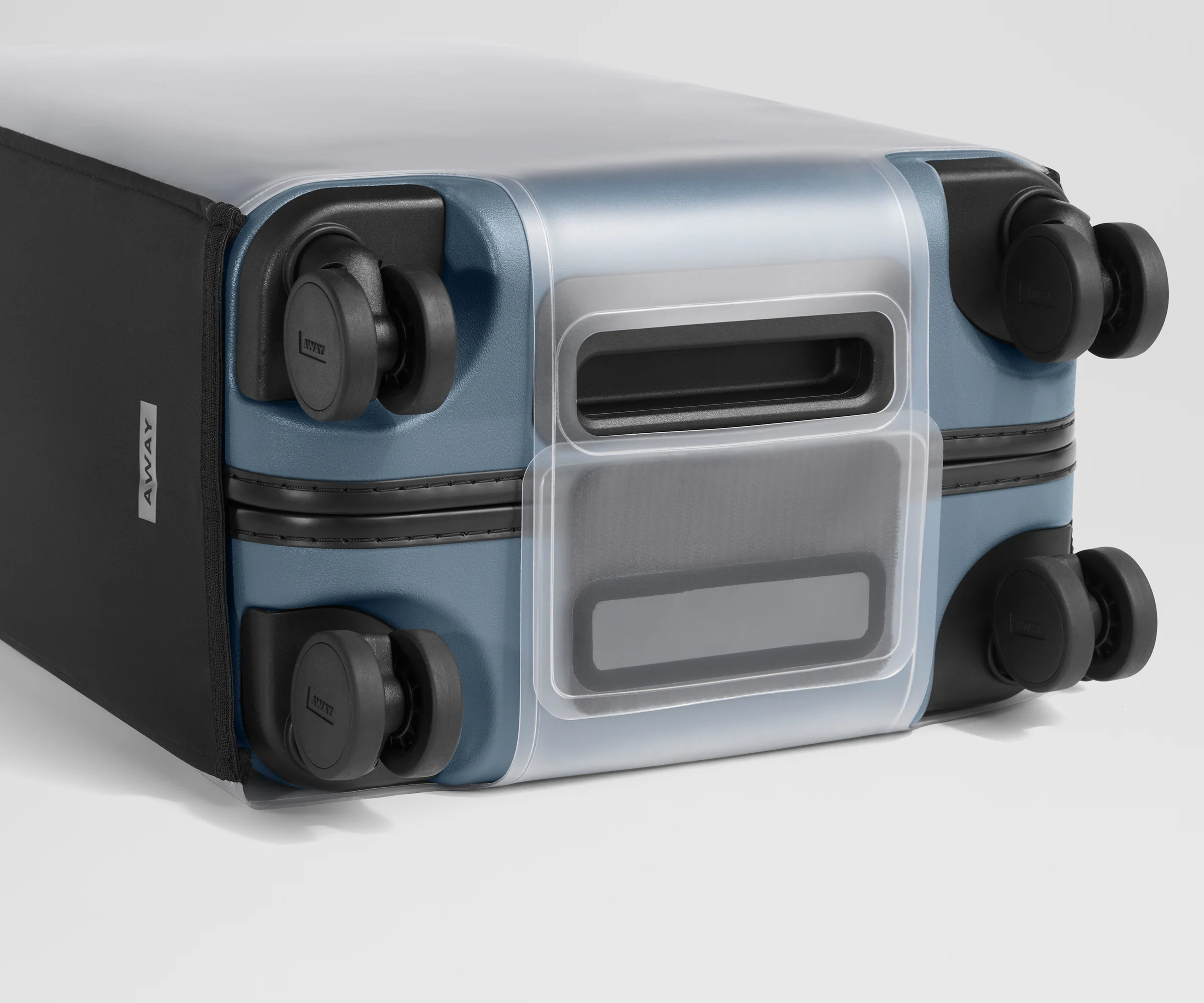 Clear Luggage Cover in The Medium - Image 2