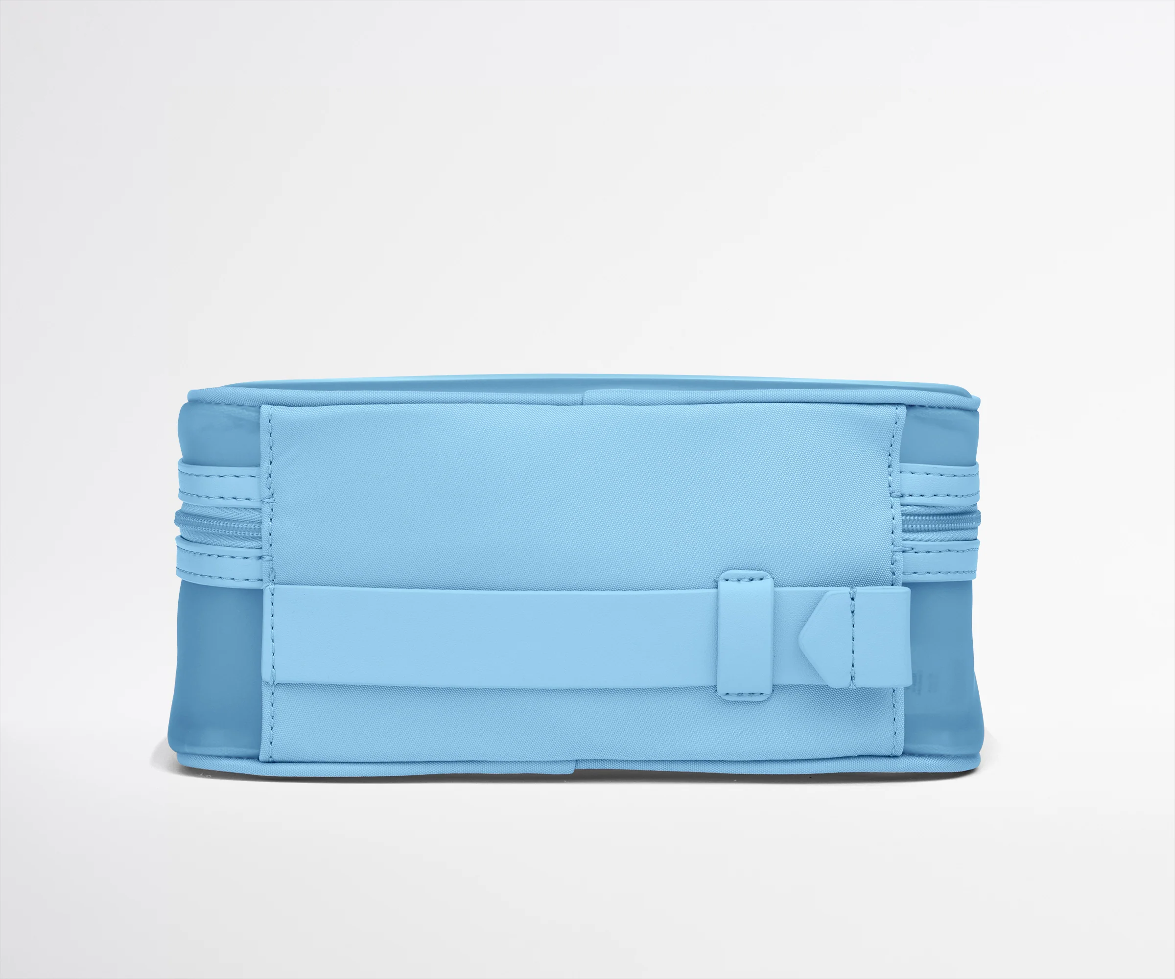 Clear Toiletry Bag in Opal Blue - Image 4