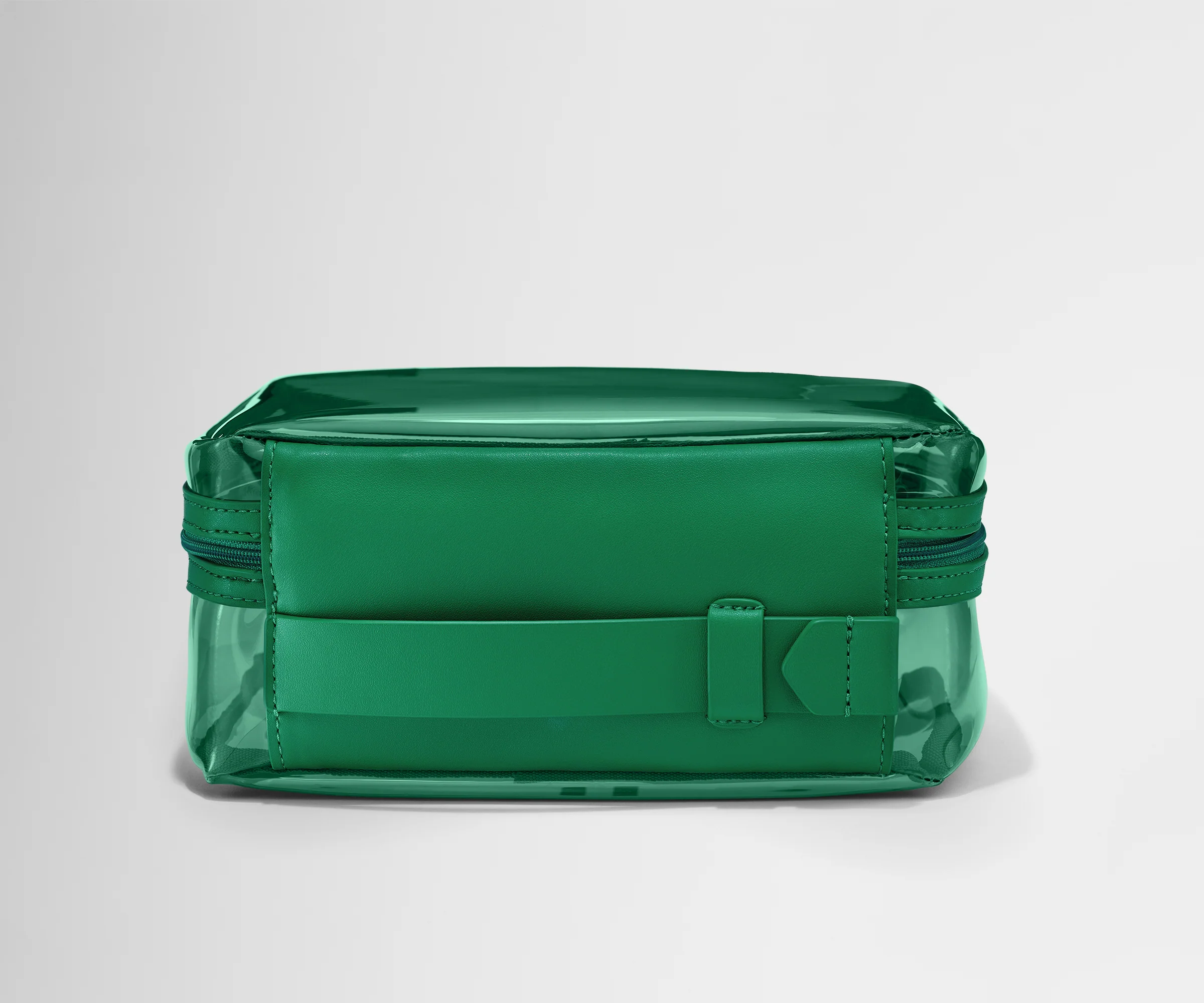 Clear Toiletry Bag in Translucent Green - Image 3