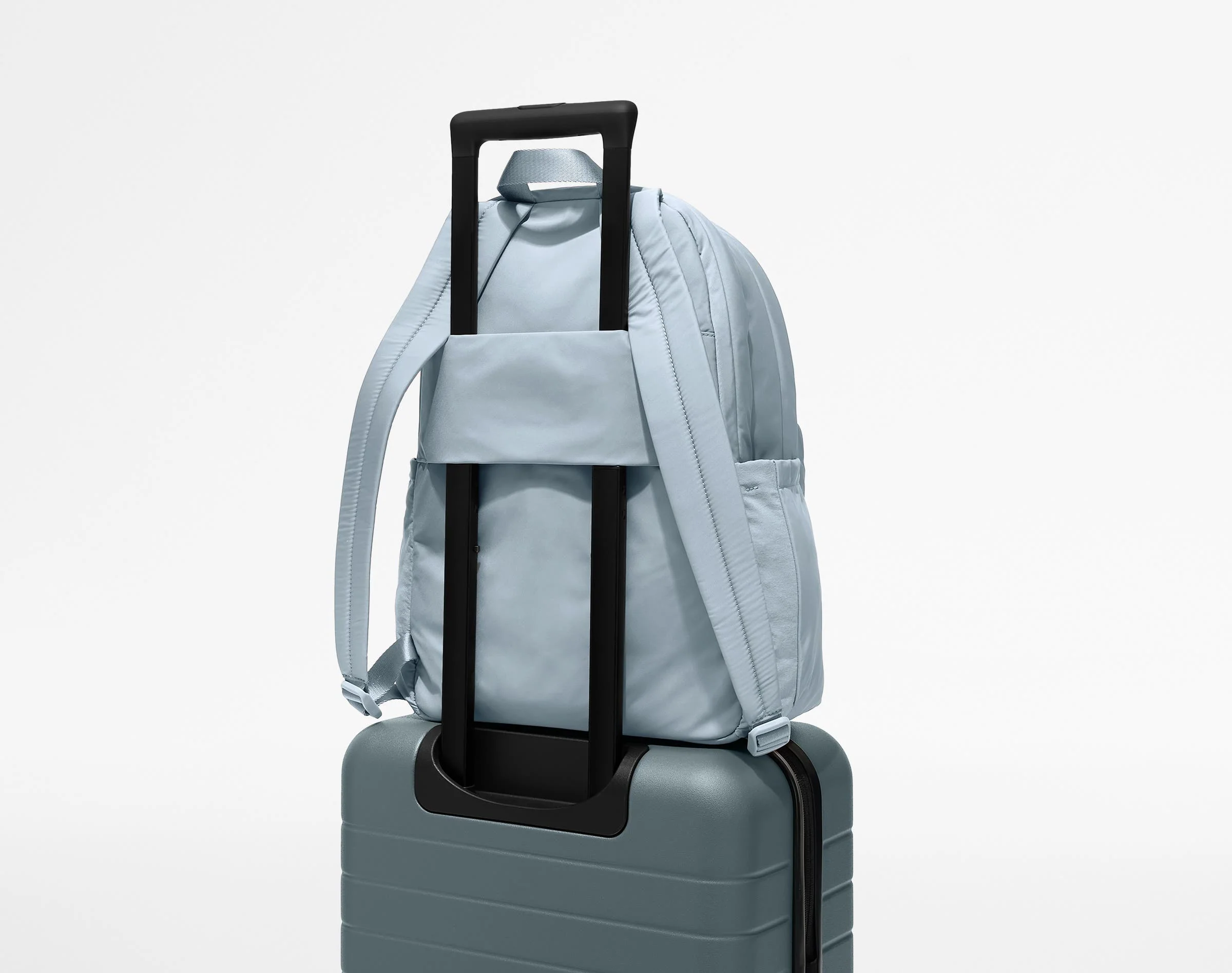 Large Featherlight Backpack in Arctic Blue - Image 9