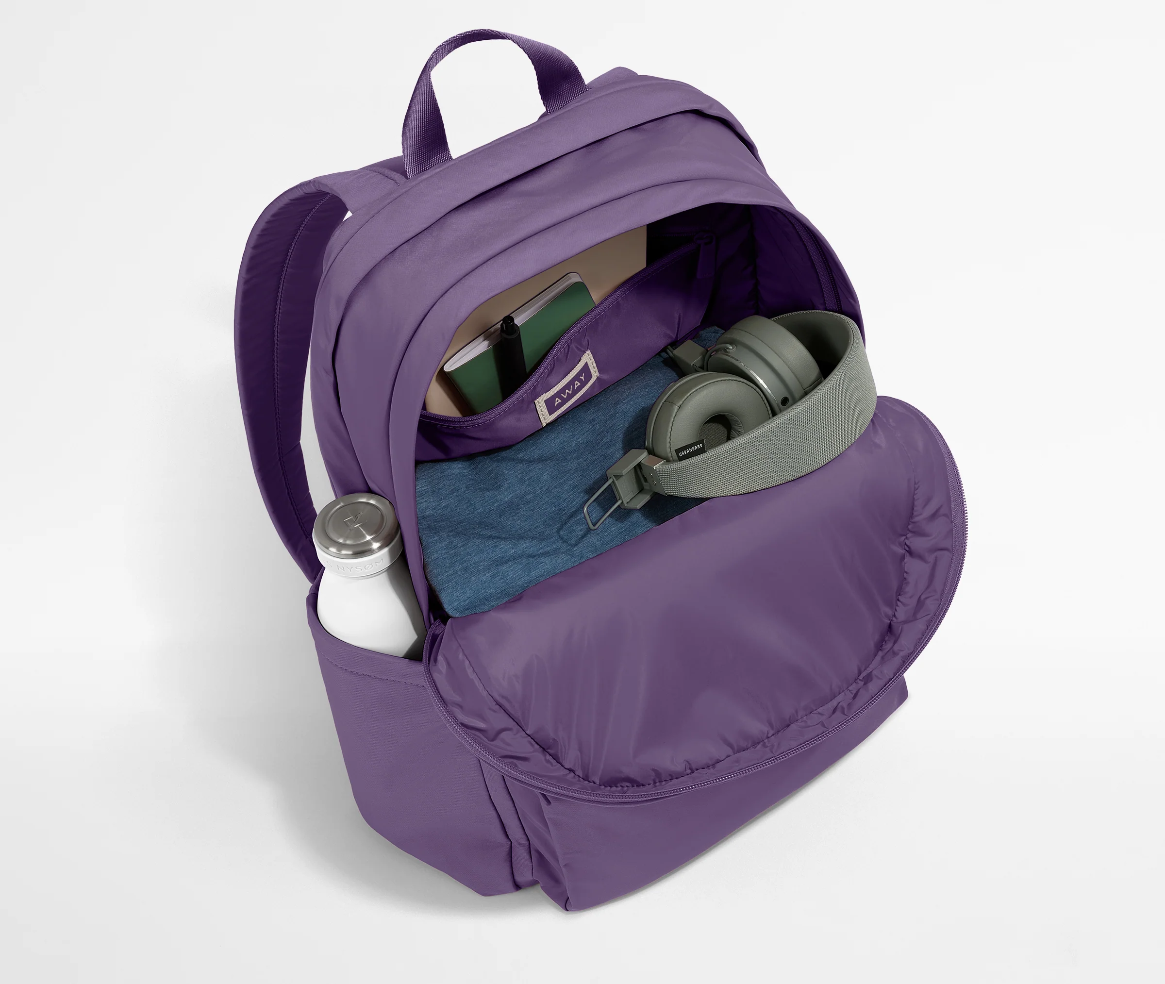 Large Featherlight Backpack in Misty Purple - Image 5