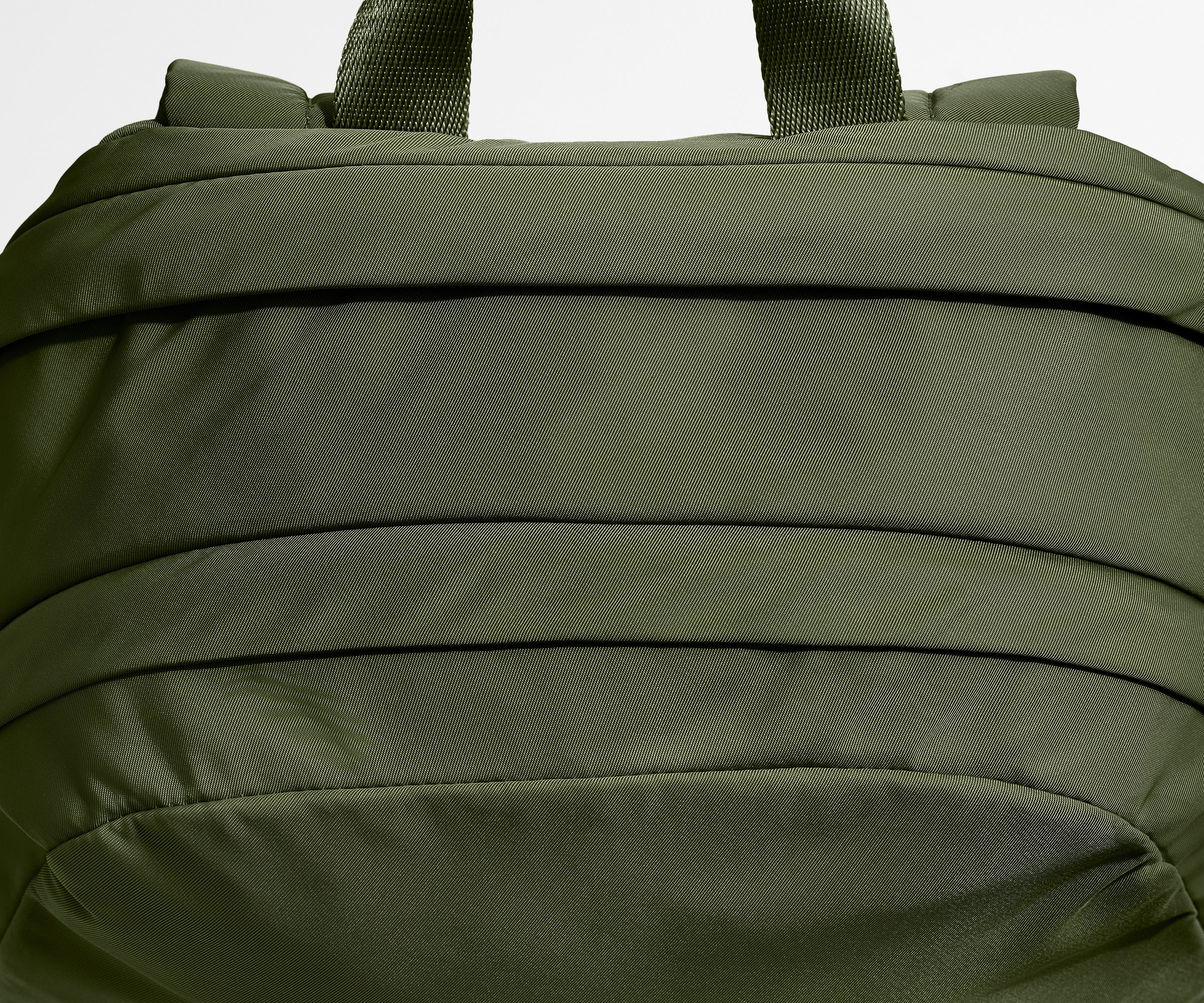 Large Featherlight Backpack in Olive Green - Image 6