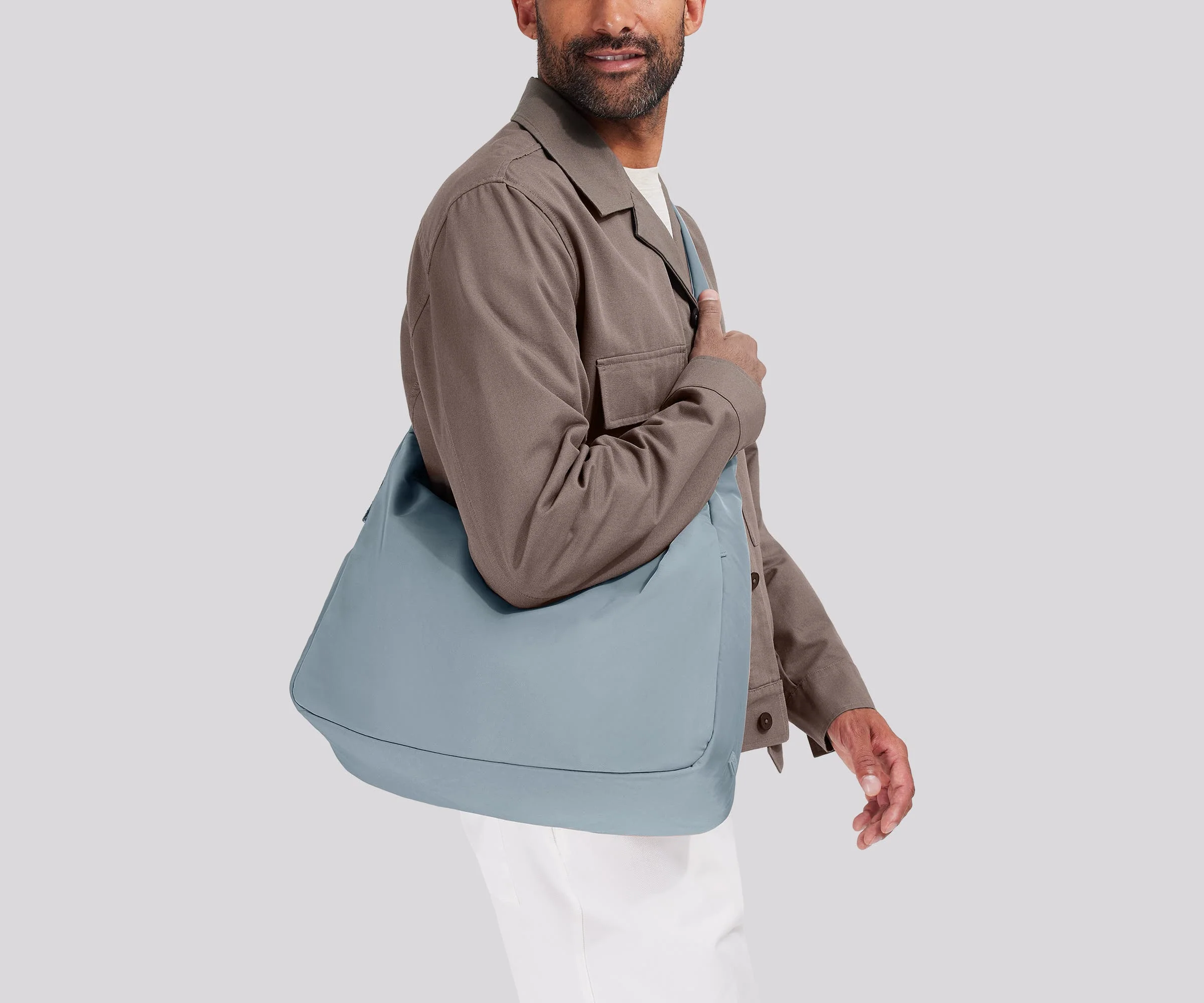 Large Featherlight Crossbody in Arctic Blue - Image 2