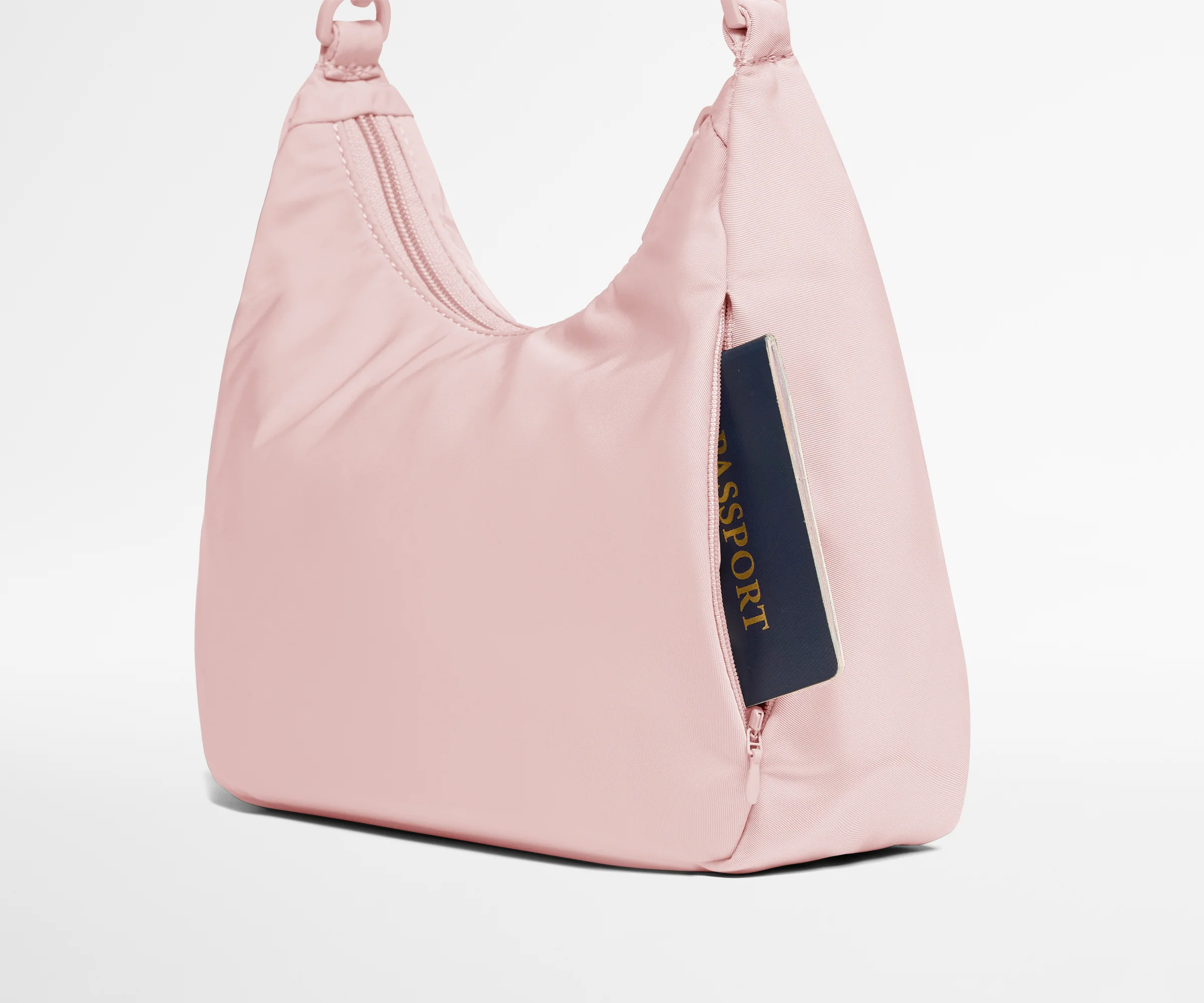 Featherlight Duo Crossbody in Blush Pink - Image 5