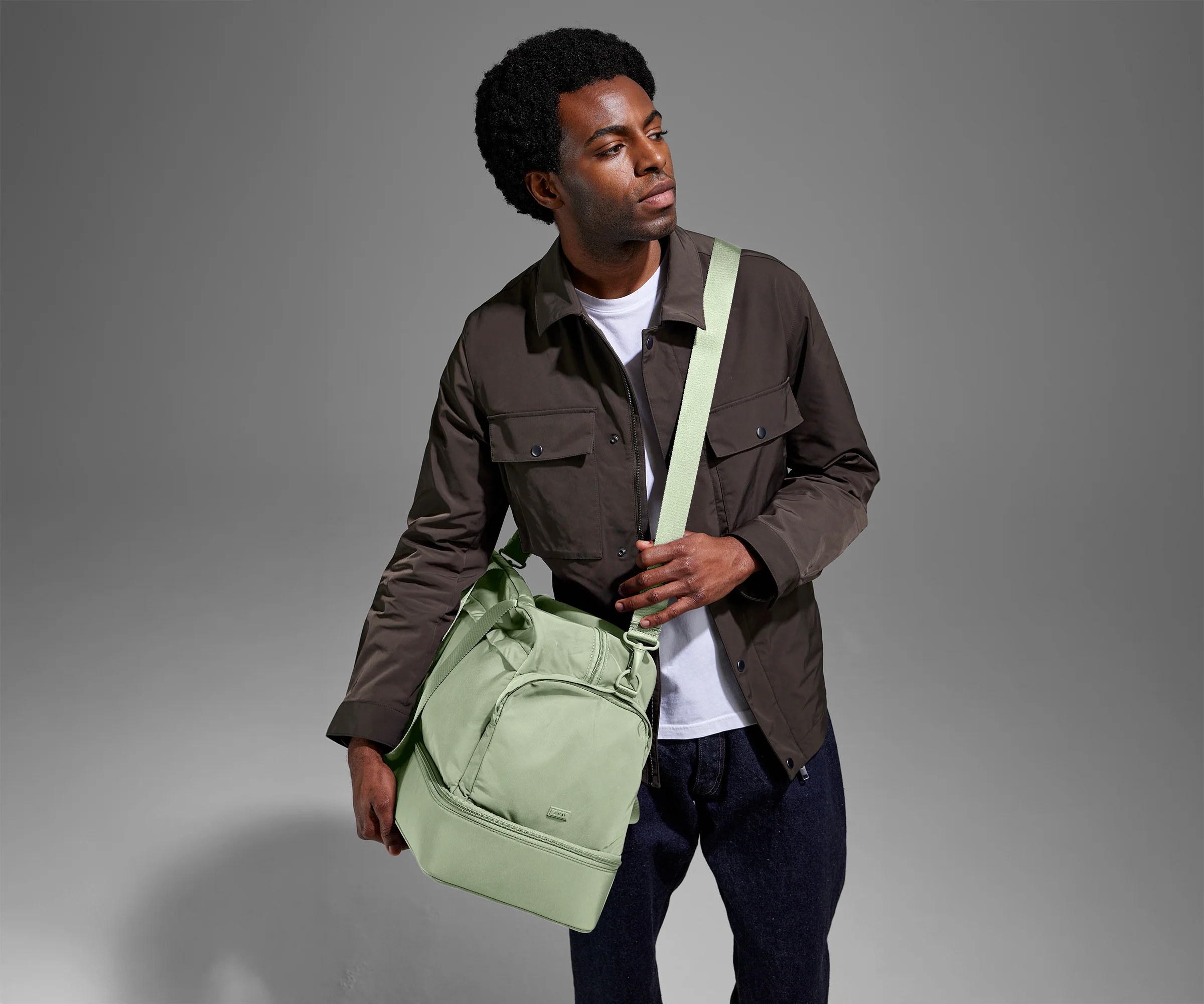 Featherlight Weekender in Sage Green - Image 3