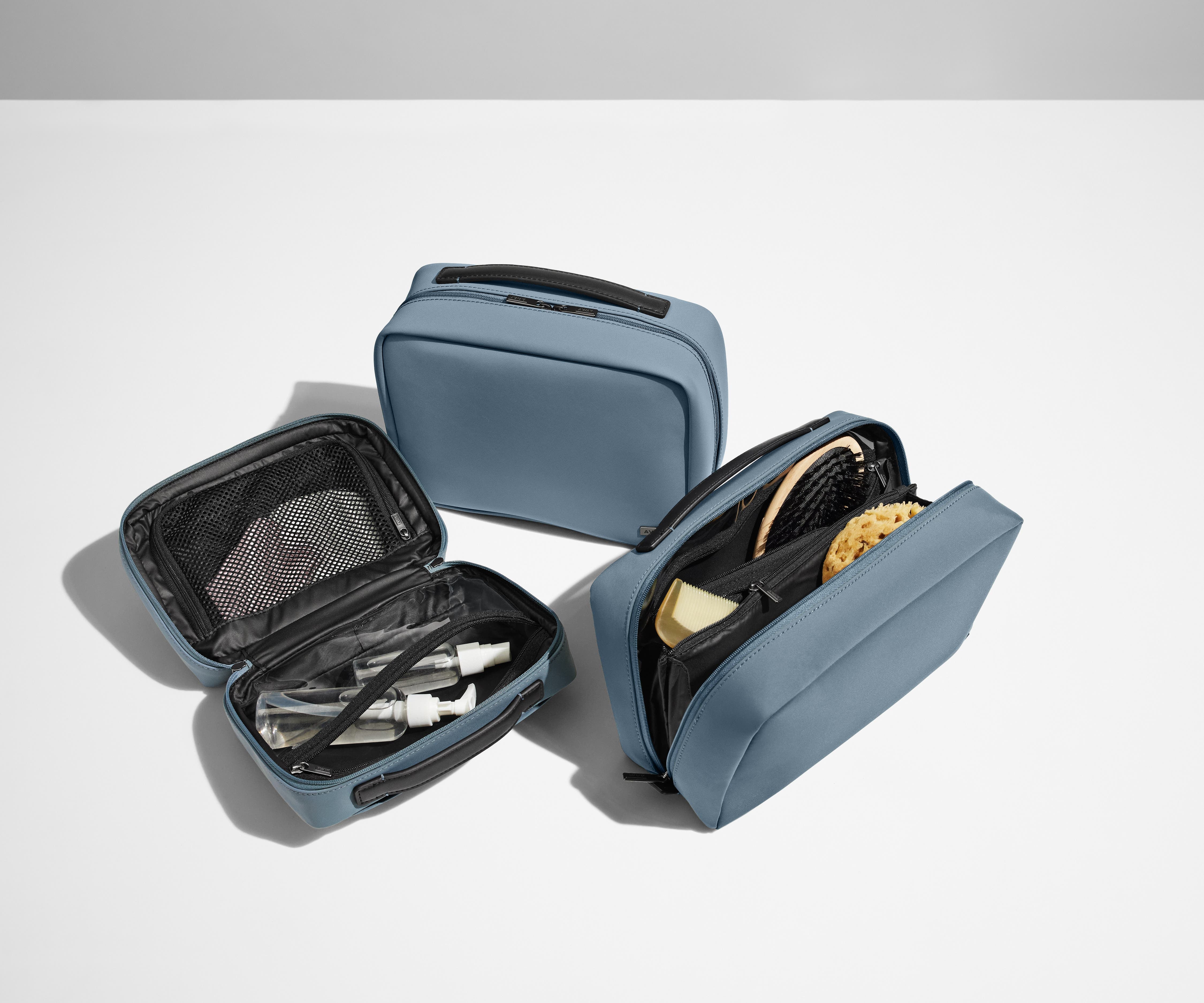The Large Toiletry Bag in Salt White - Image 6