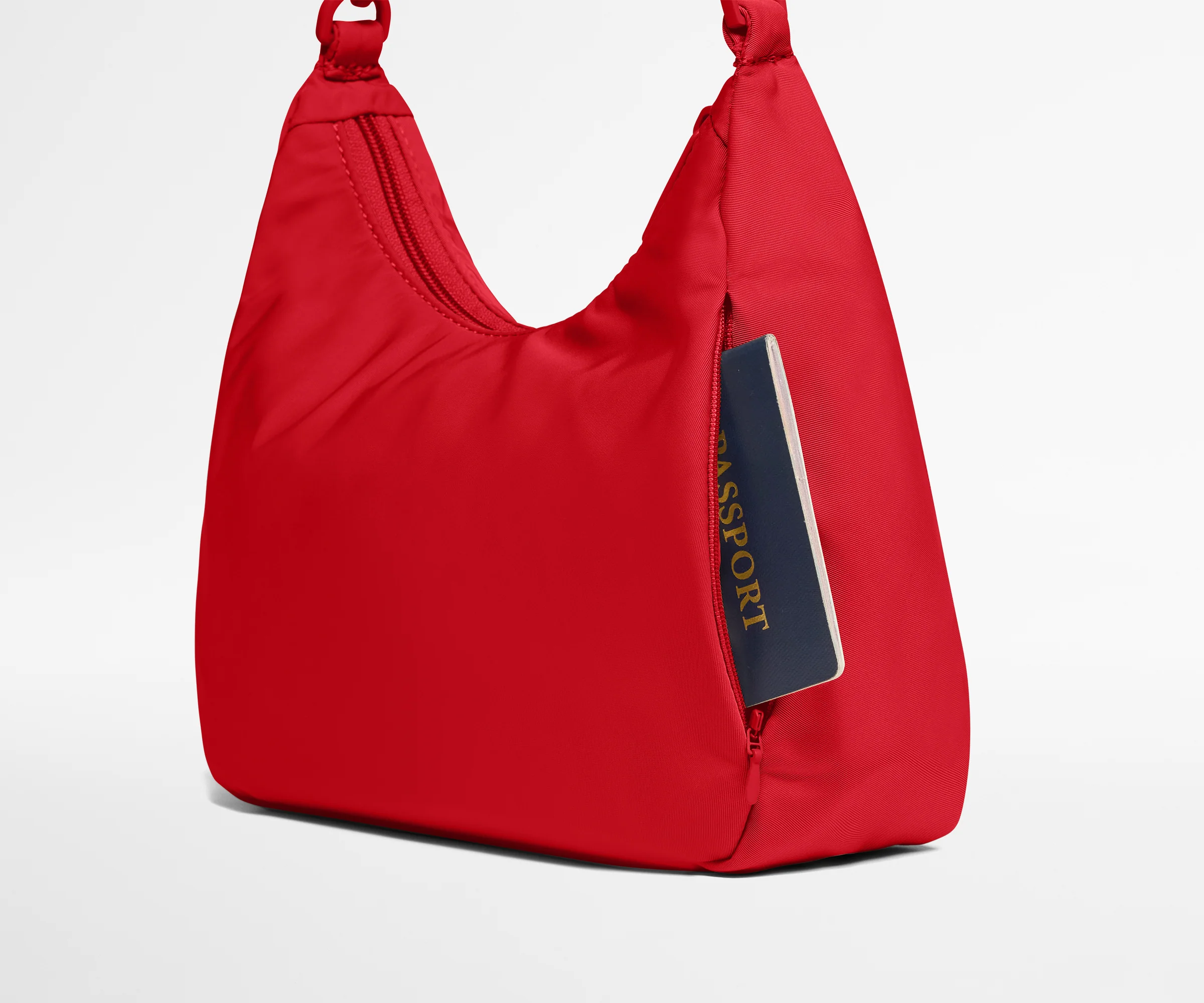 Featherlight Duo Crossbody in Cherry Red - Image 5