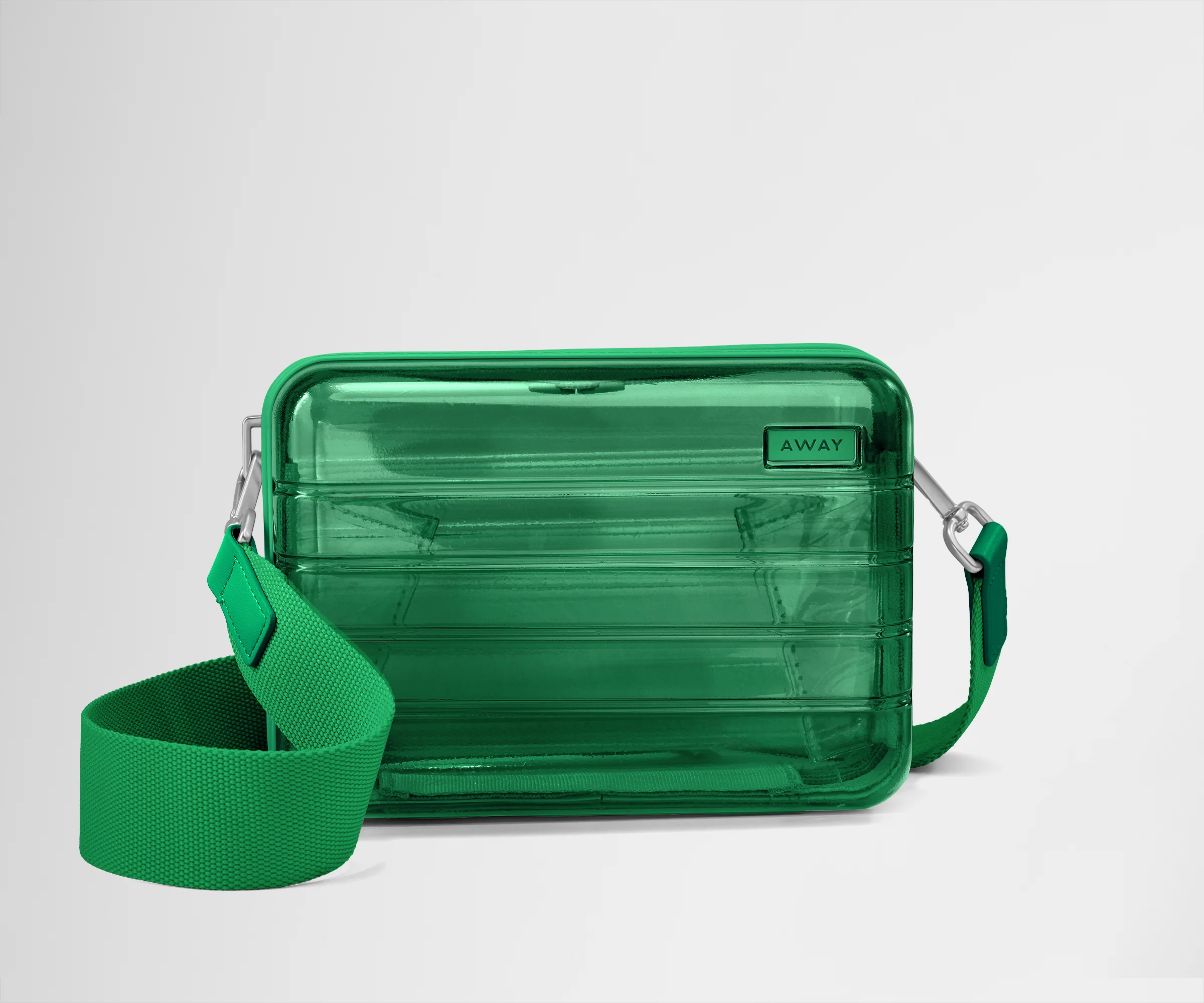 The Mini Crossbody in Translucent Green