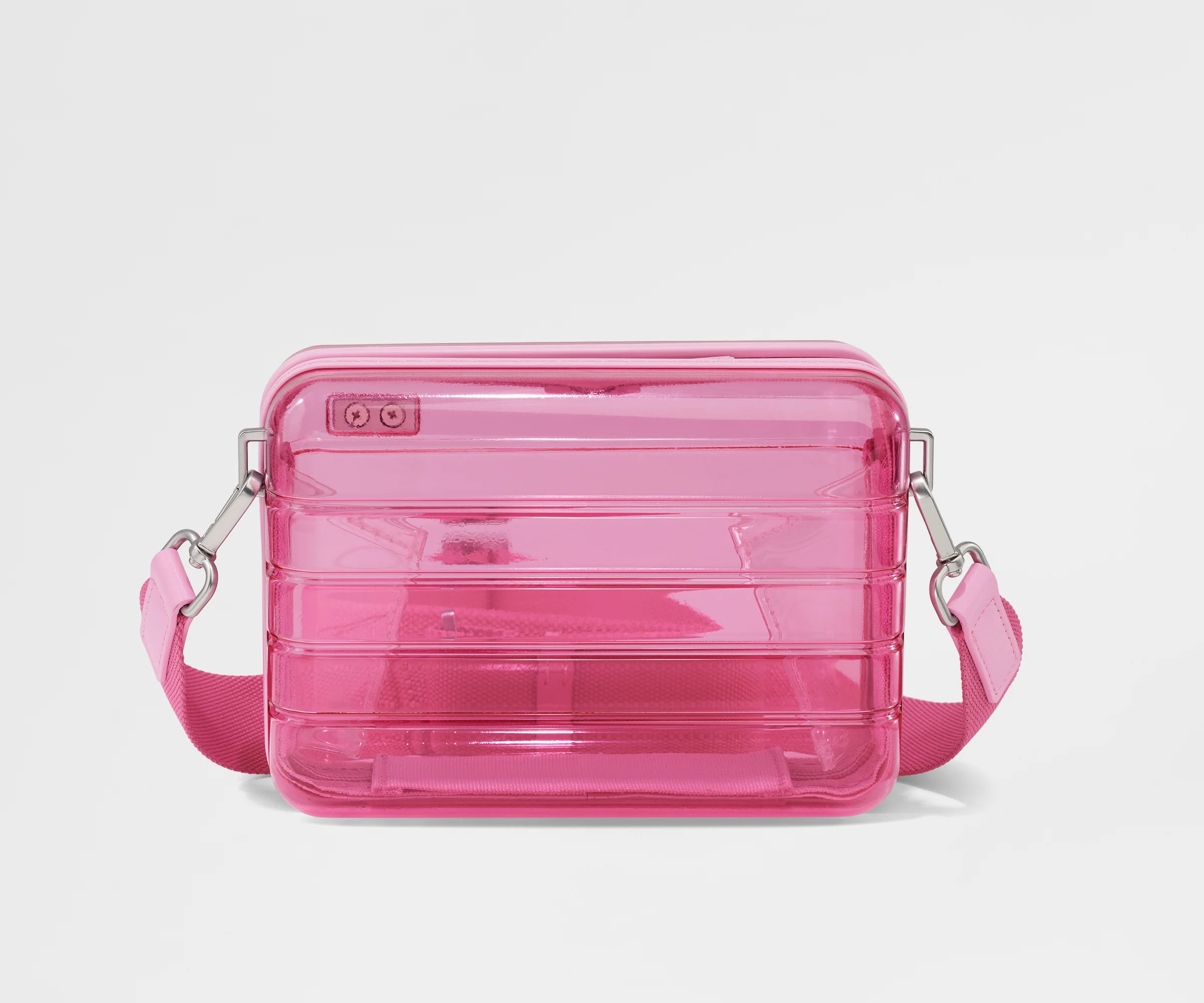 The Mini Crossbody in Translucent Pink - Image 3
