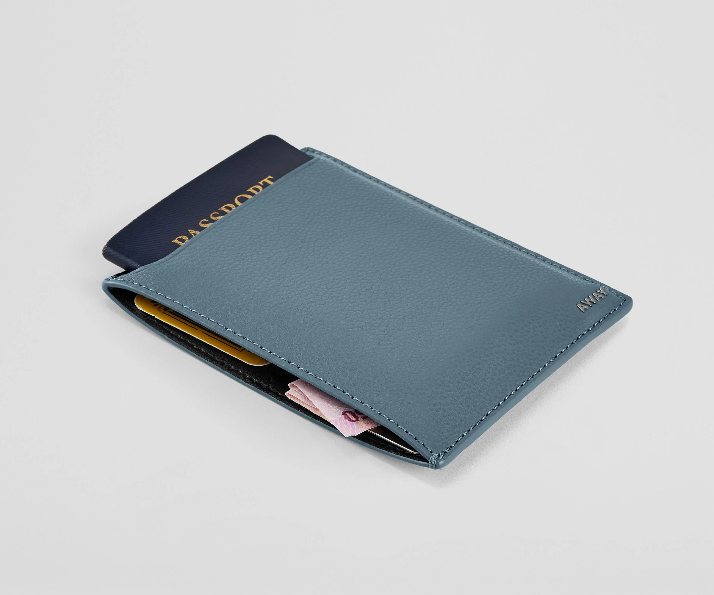 Passport Wallet in Coast Blue - Image 2