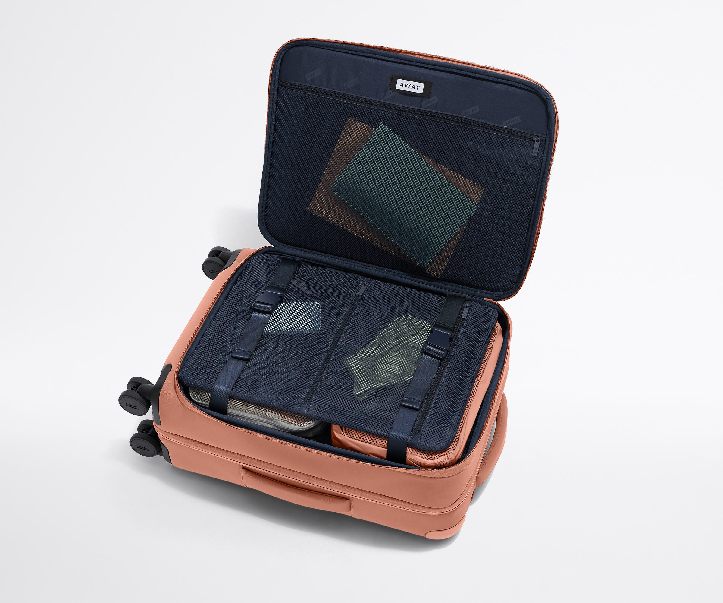The Softside Bigger Carry-On in Clay Pink - Image 5