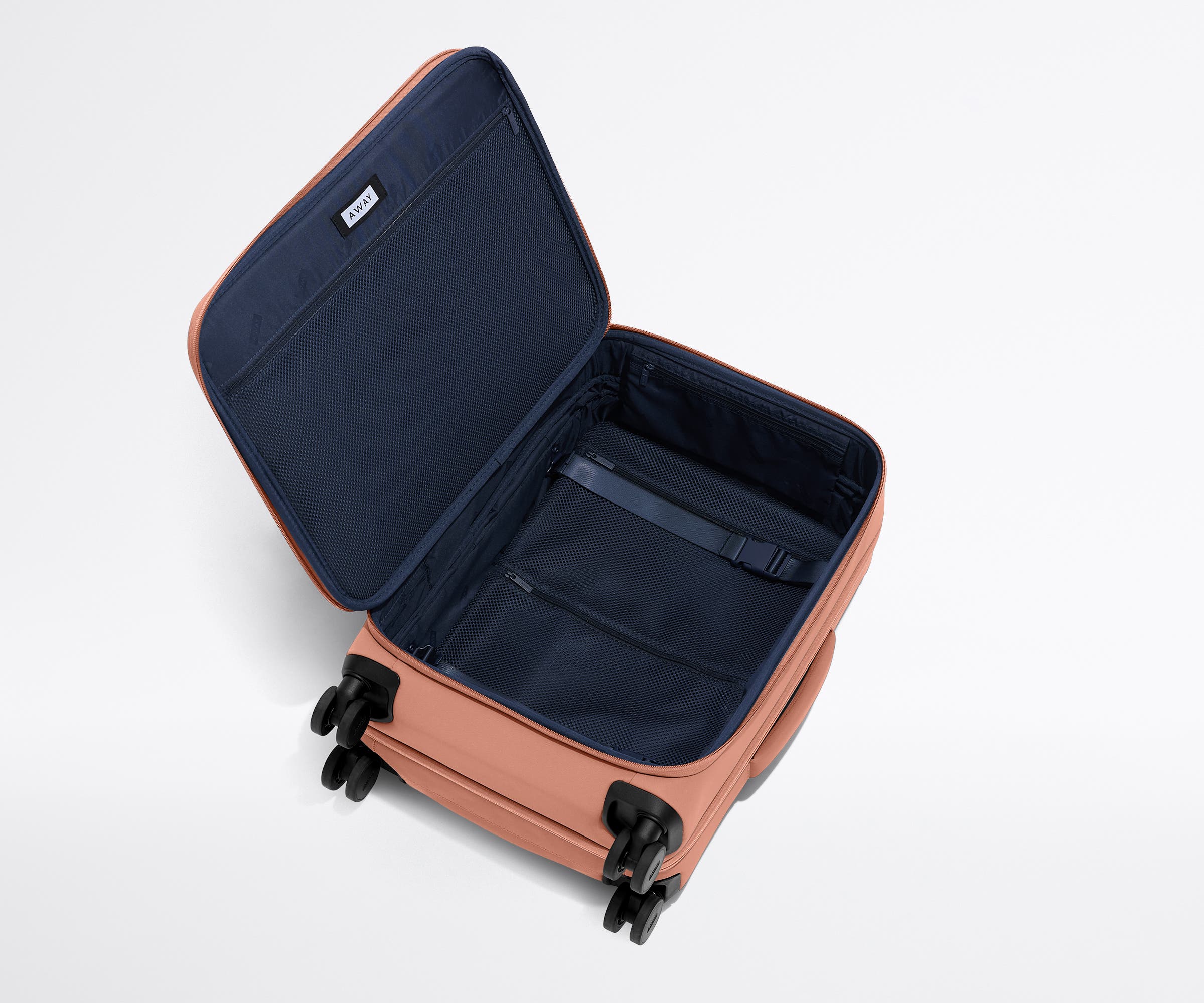 The Softside Bigger Carry-On in Clay Pink - Image 8