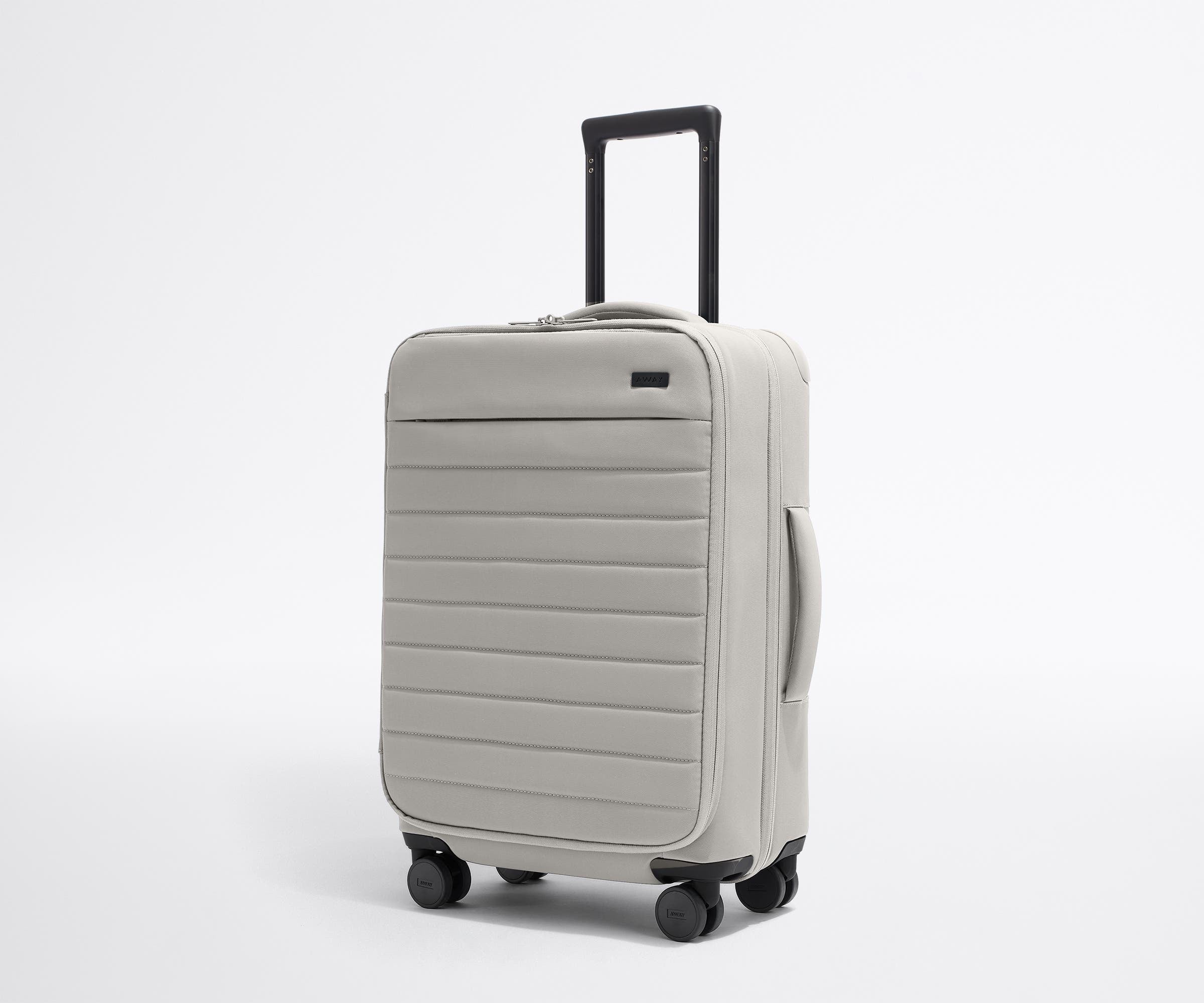 The Softside Bigger Carry-On in Cloud Gray - Image 2