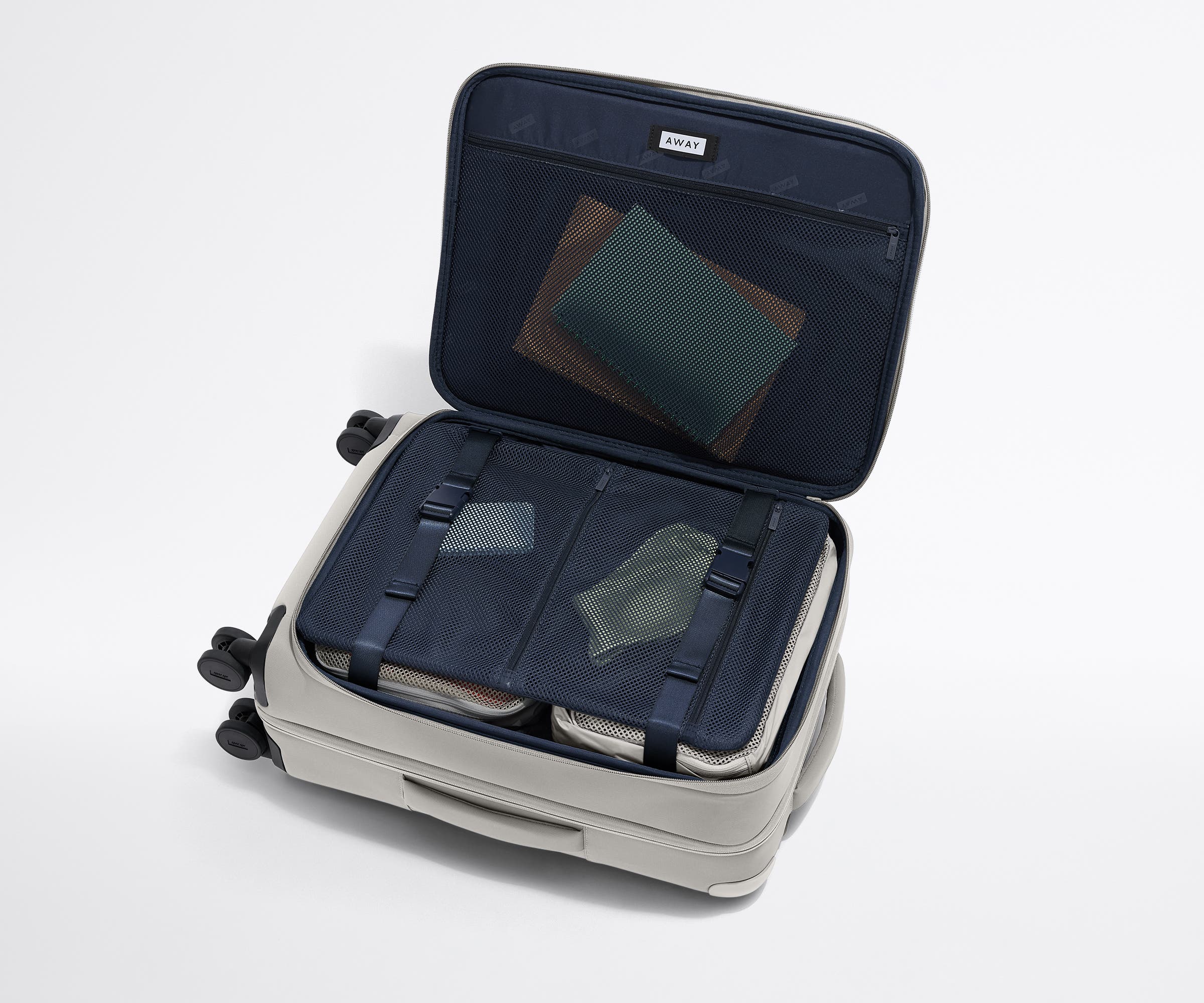 The Softside Bigger Carry-On in Cloud Gray - Image 5