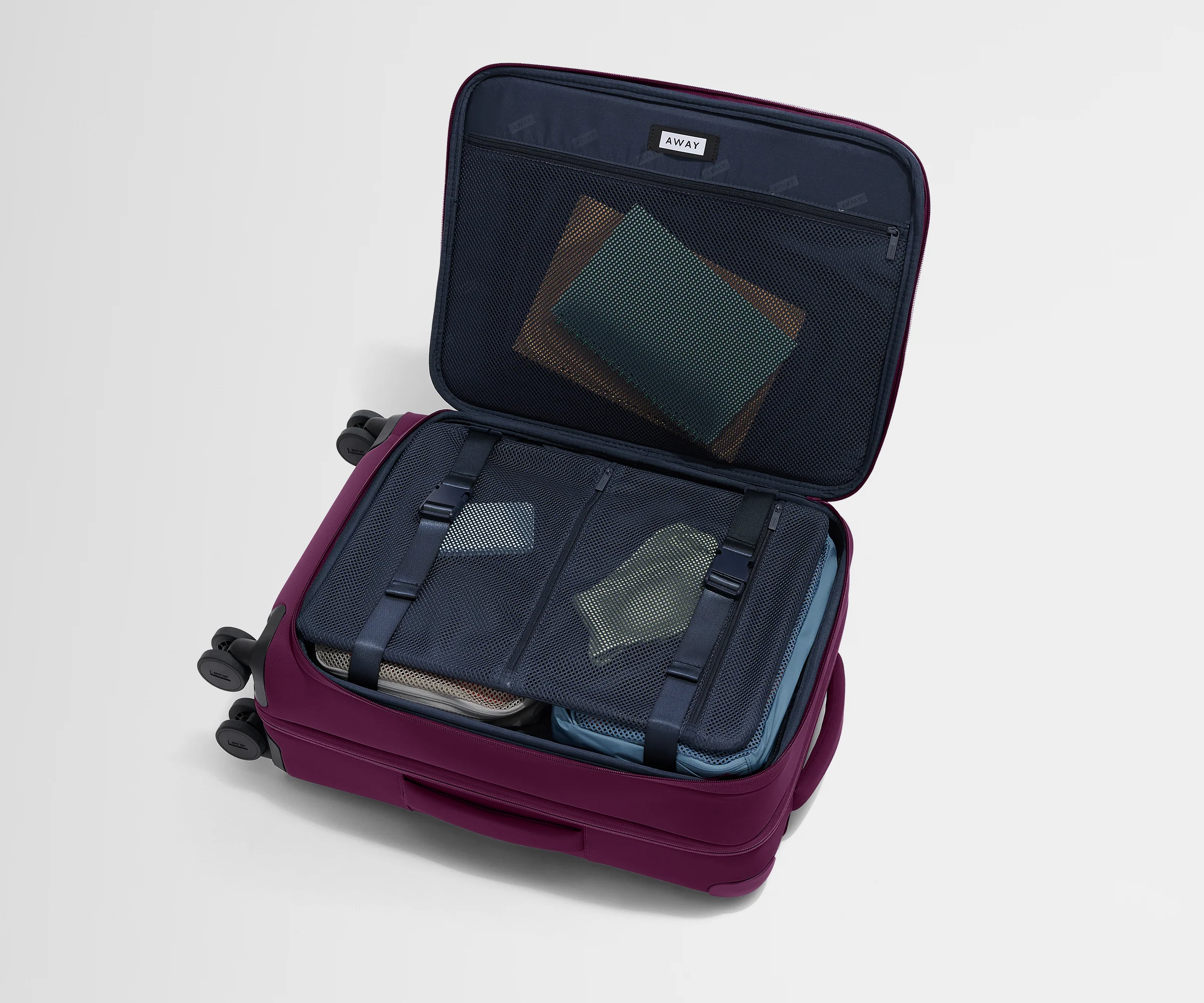 The Softside Bigger Carry-On in Plum Purple - Image 4