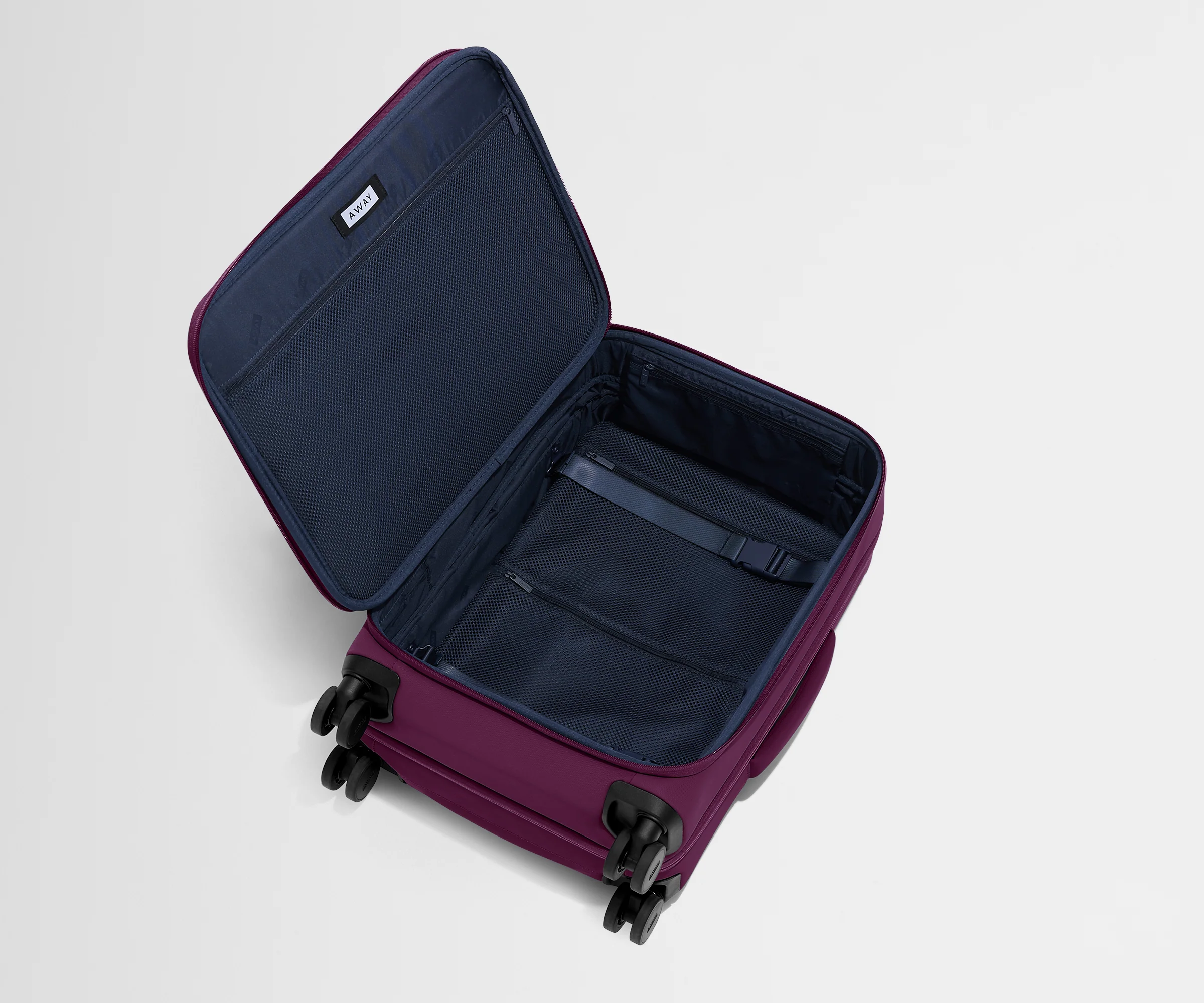 The Softside Bigger Carry-On in Plum Purple - Image 7