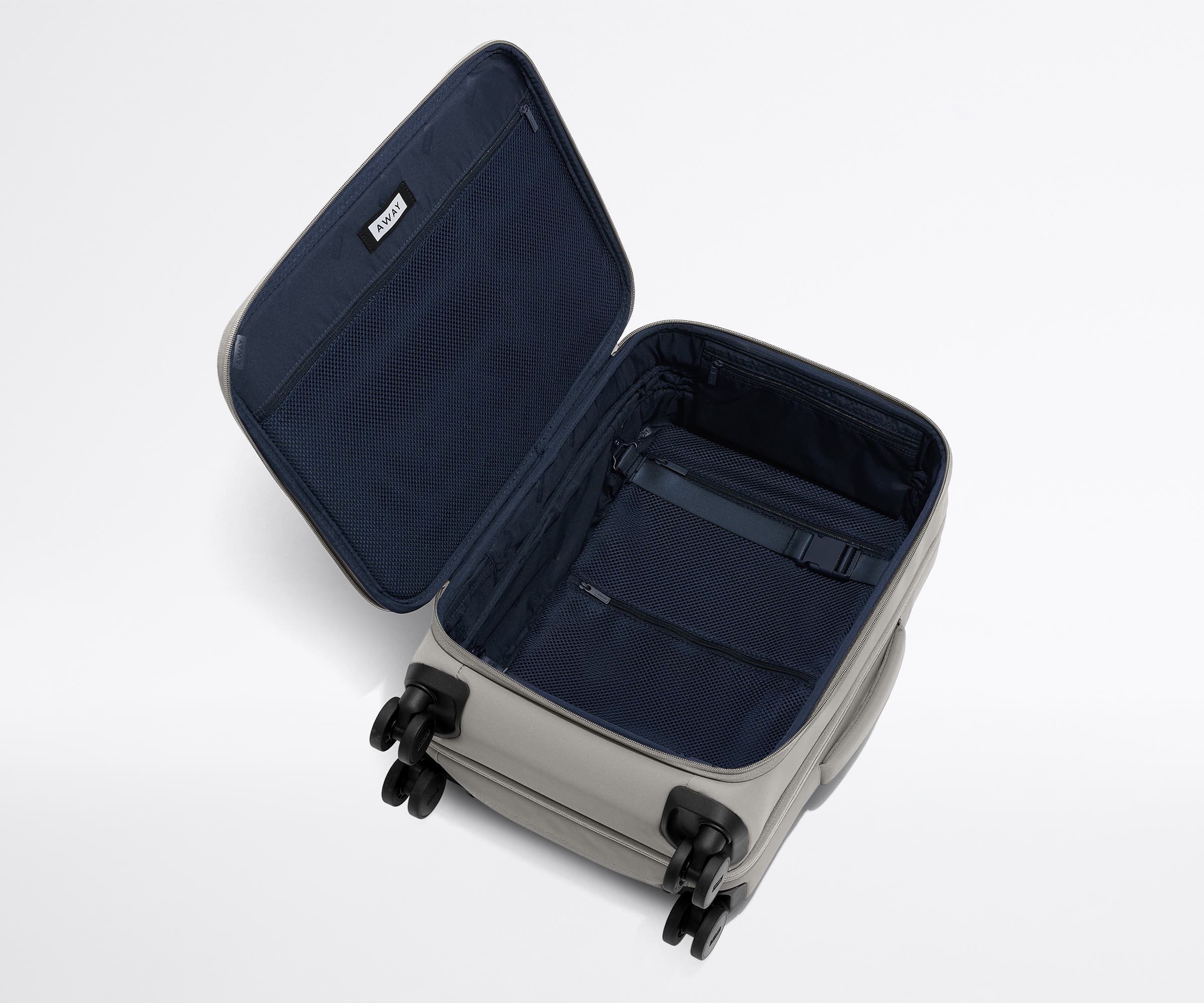 The Softside Carry-On in Cloud Gray - Image 8