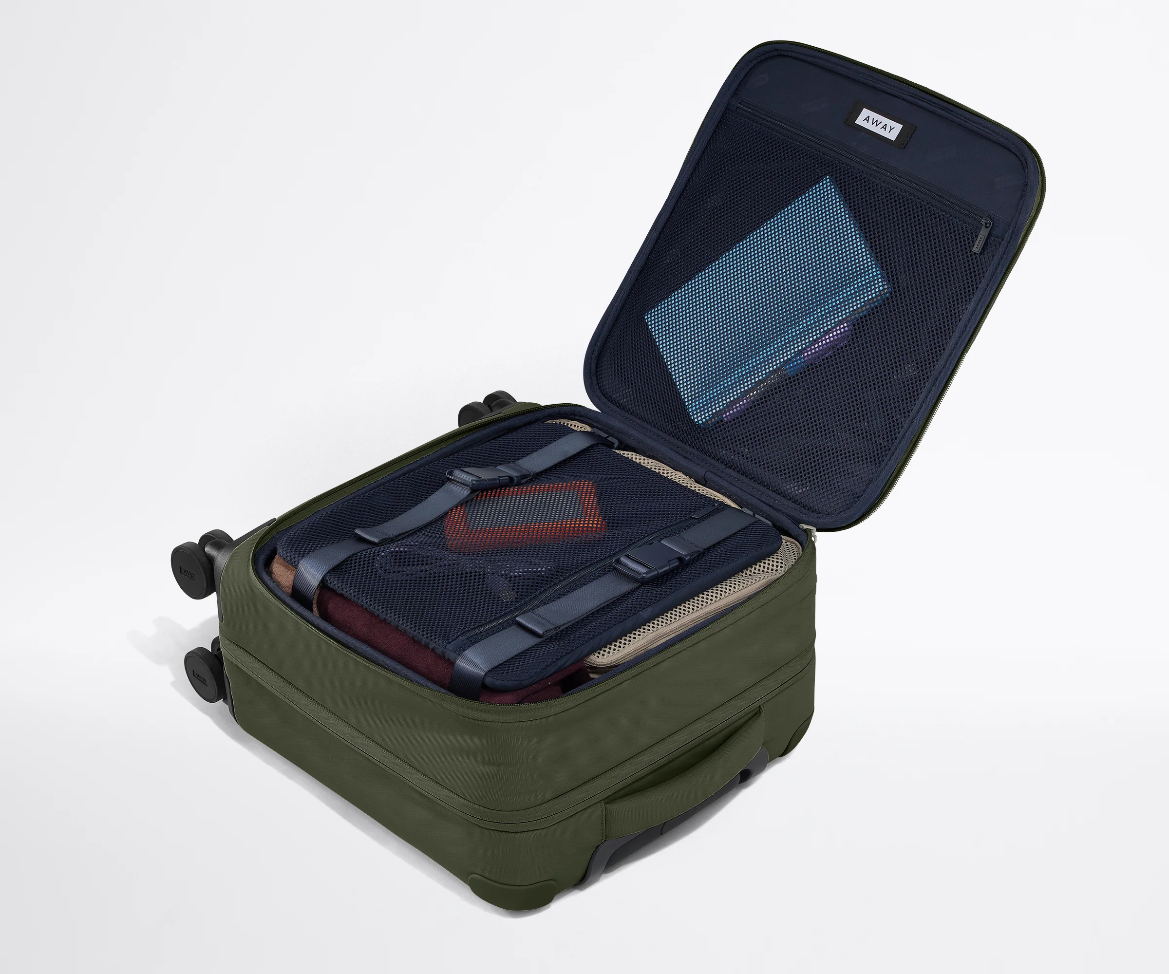 The Softside Compact Carry-On in Olive Green - Image 5