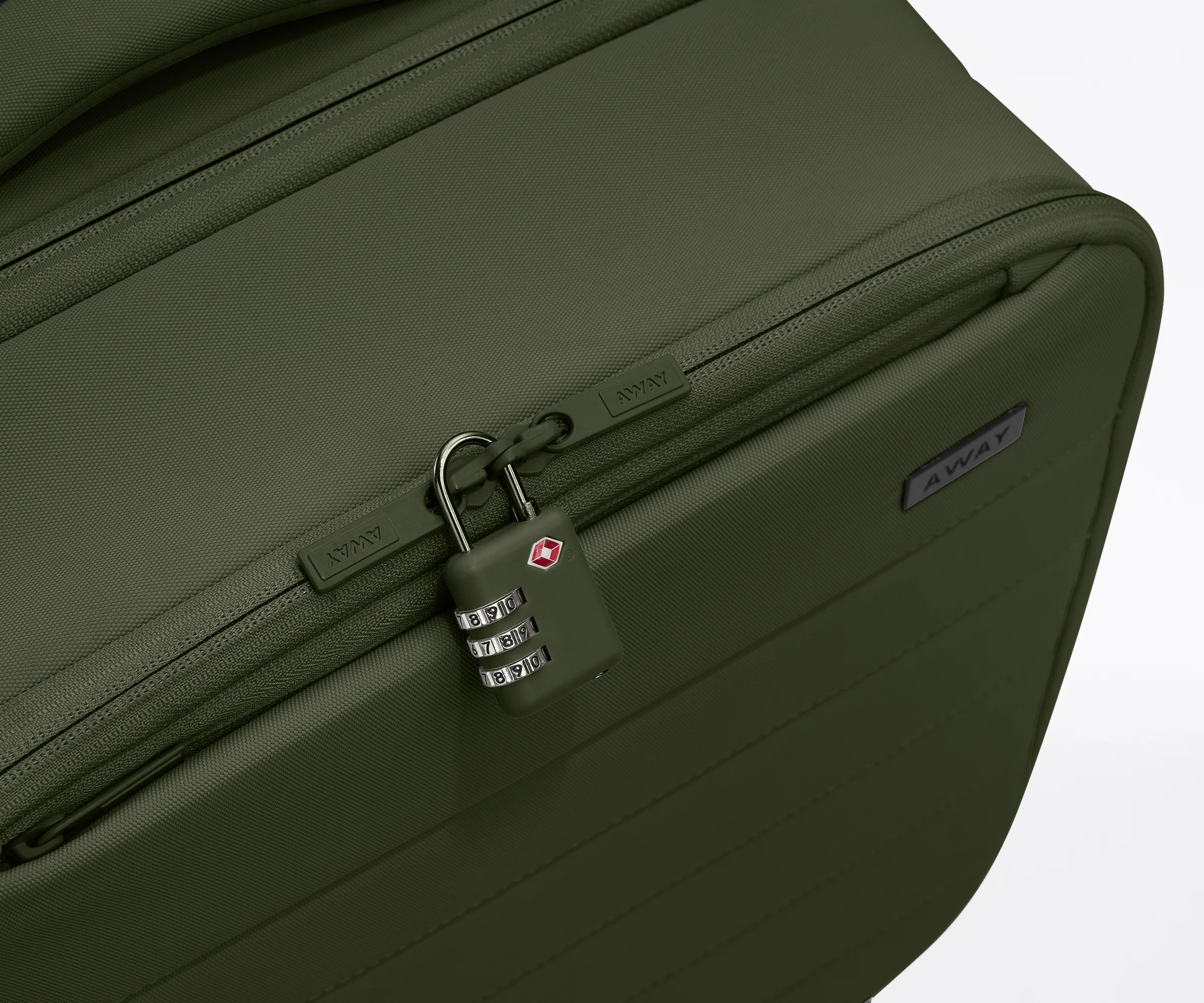 The Softside Compact Carry-On in Olive Green - Image 7