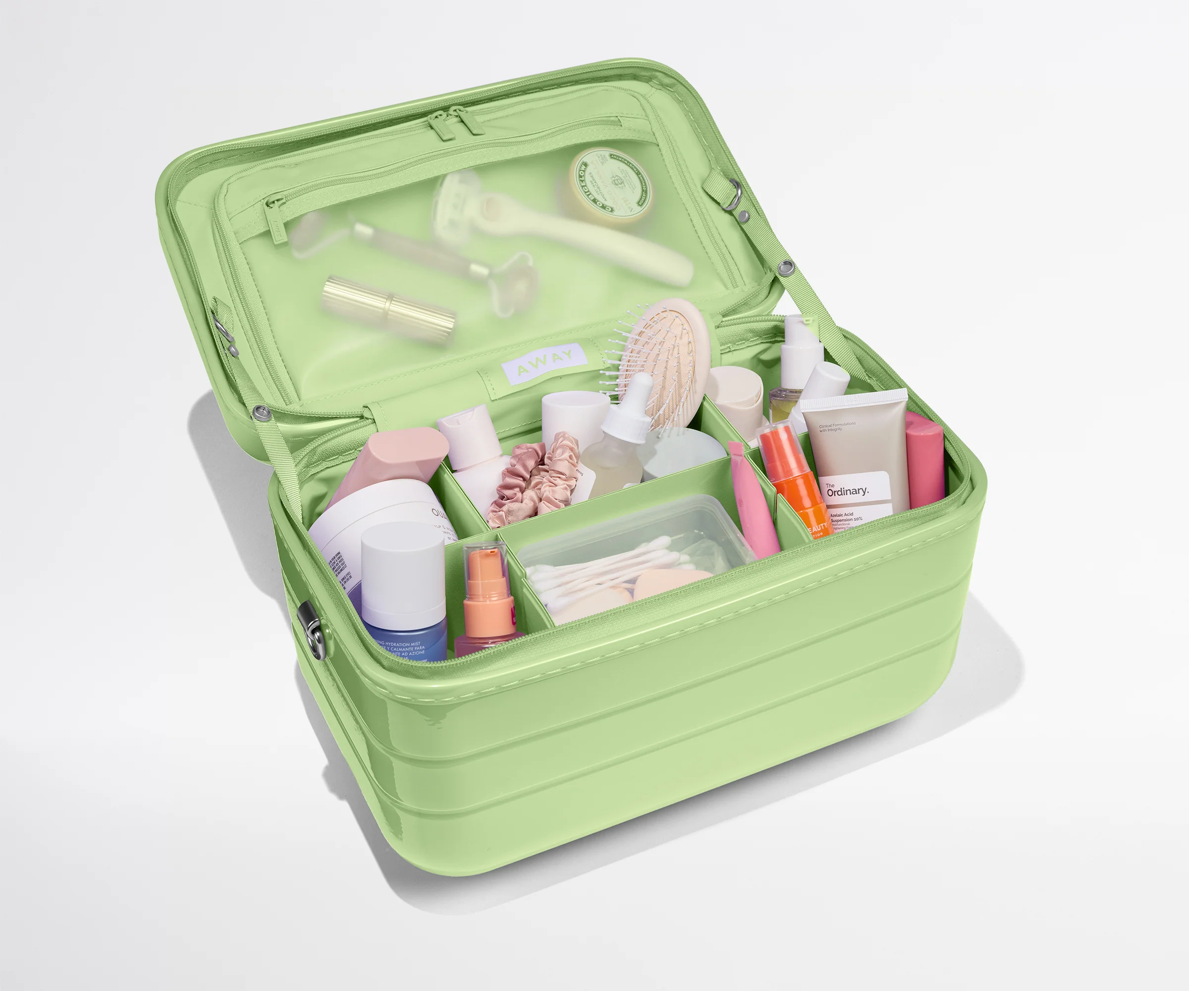 The Train Case in Glazed Matcha Milk Green - Image 2